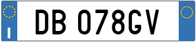 Truck License Plate